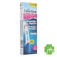 Clearblue Zwangerschapstest Digitaal Ultravroeg 1