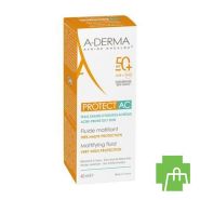 Aderma Protect Ac Fluide Matifiant Spf50+ 40ml