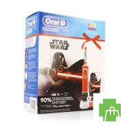Oral-b Kids D100 Star Wars + Eb10 + Beker Gratis