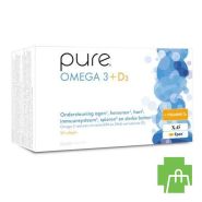 Pure Omega 3 + D3 Softgels 90