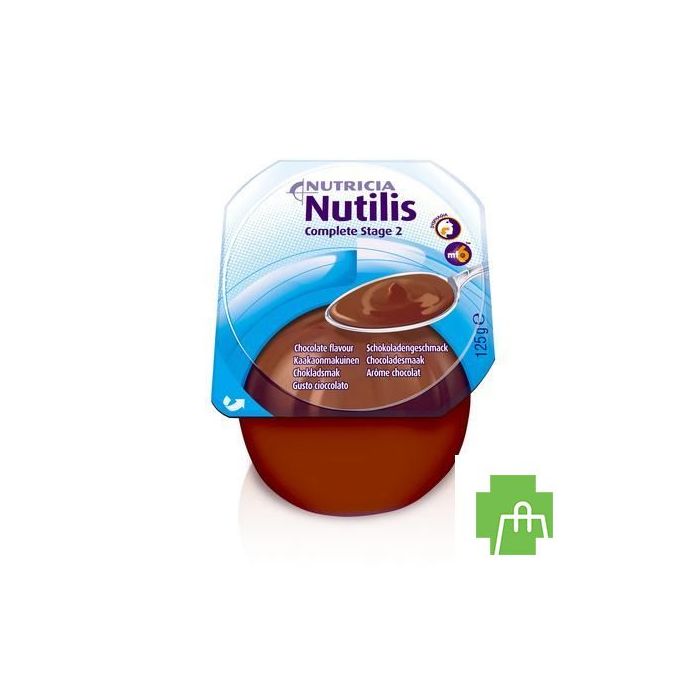 Nutilis Complete Stage 2 Chocolade Fl 4x125ml