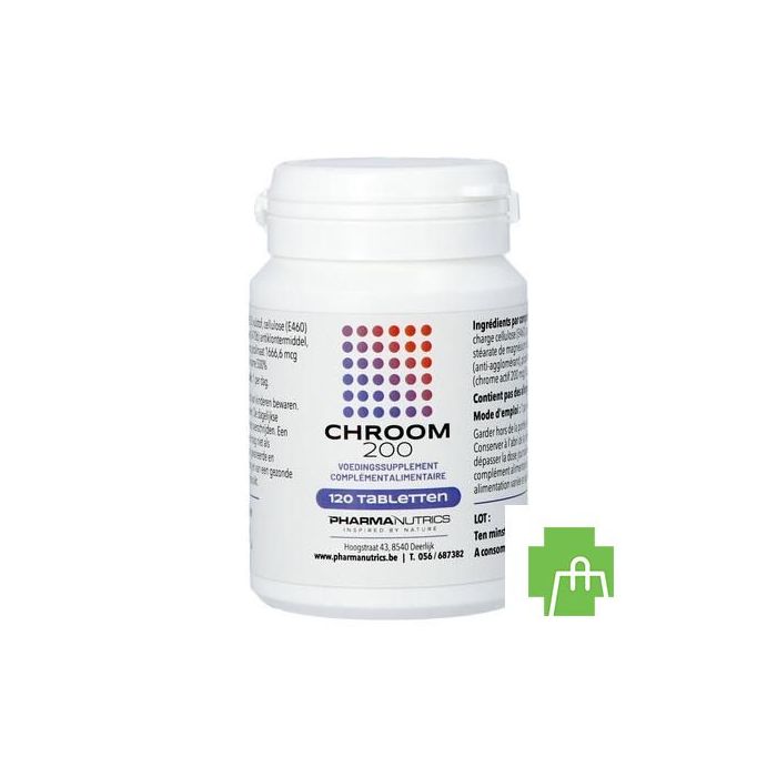 Chrome 200 Active Comp 120 Pharmanutrics